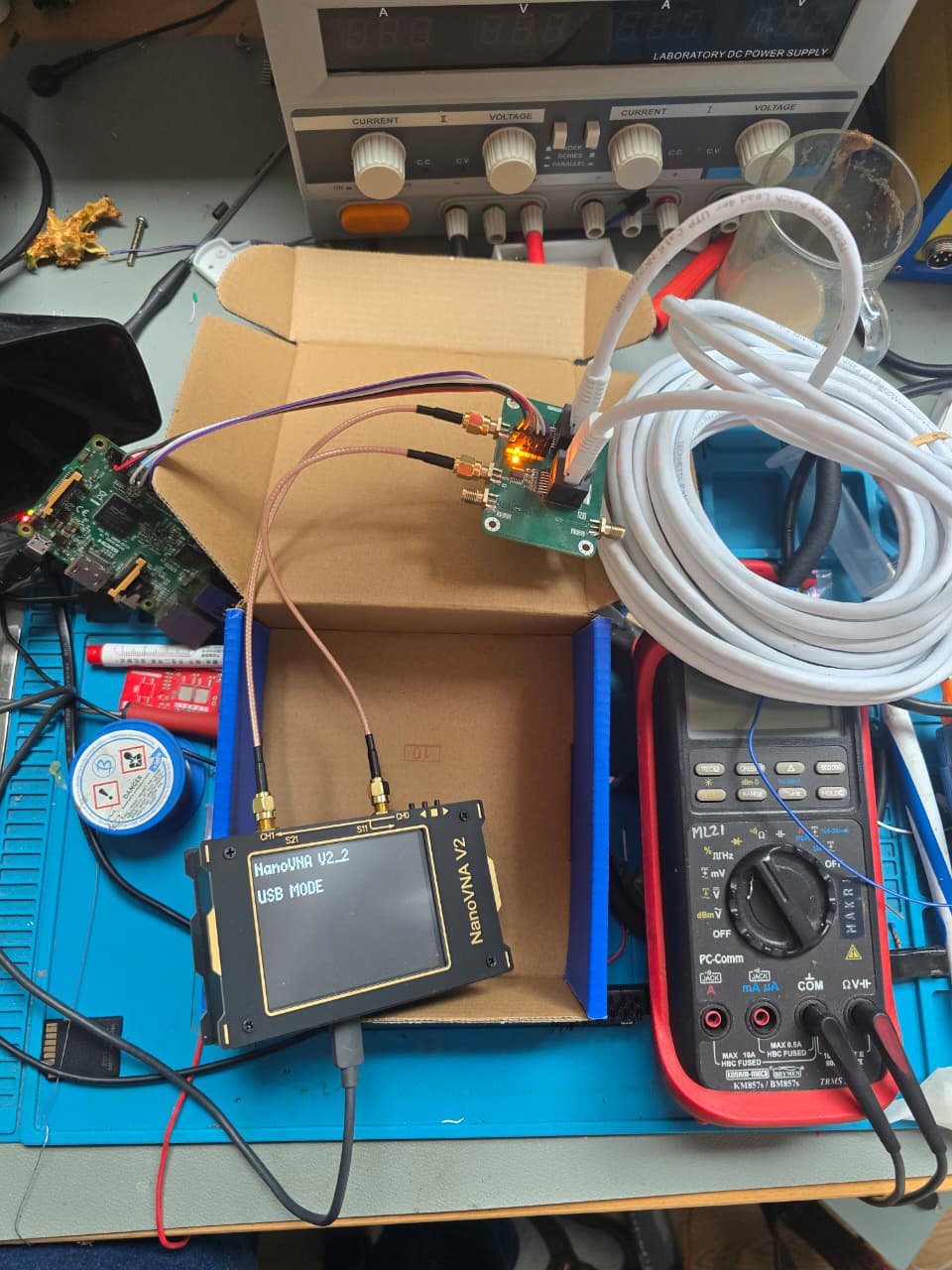 Impedance measurement instrument assembly